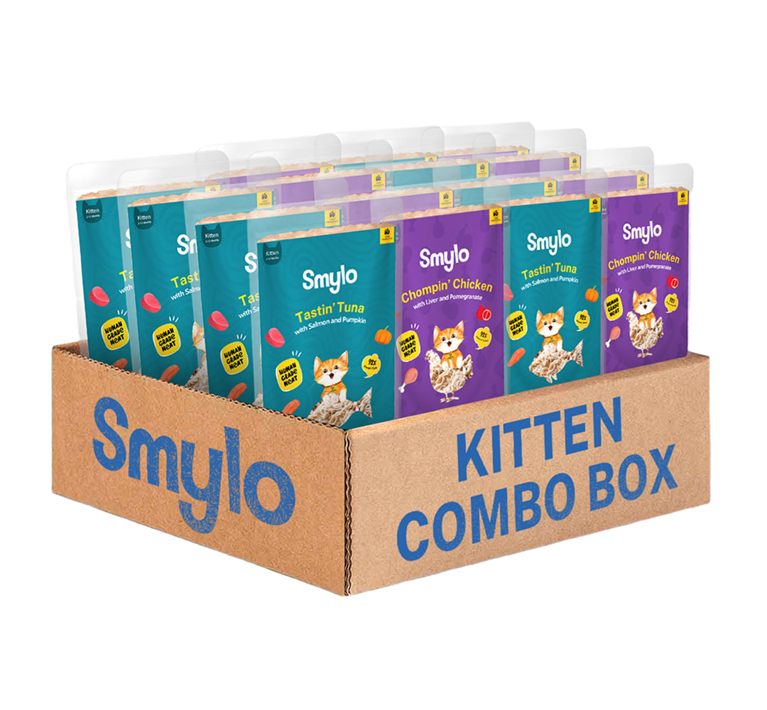 Smylo Adult Variety Combo, Tuna, Chicken & Mackerel, Fresh & No-Preservative Wet Cat Food image 1