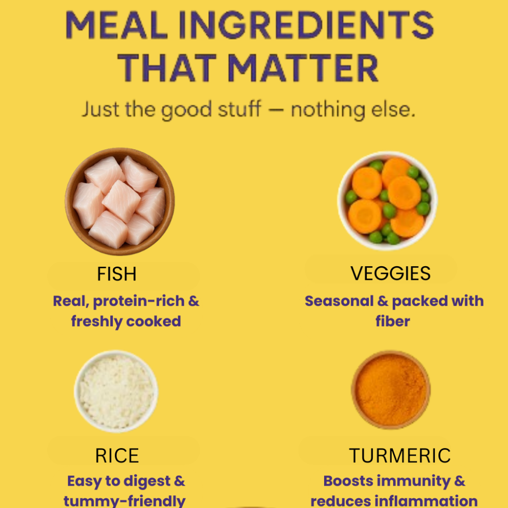 The Doggy Bakery Chicken, Mutton, Fish, Paneer and Veggies Home Meal Combo for Dogs image 7