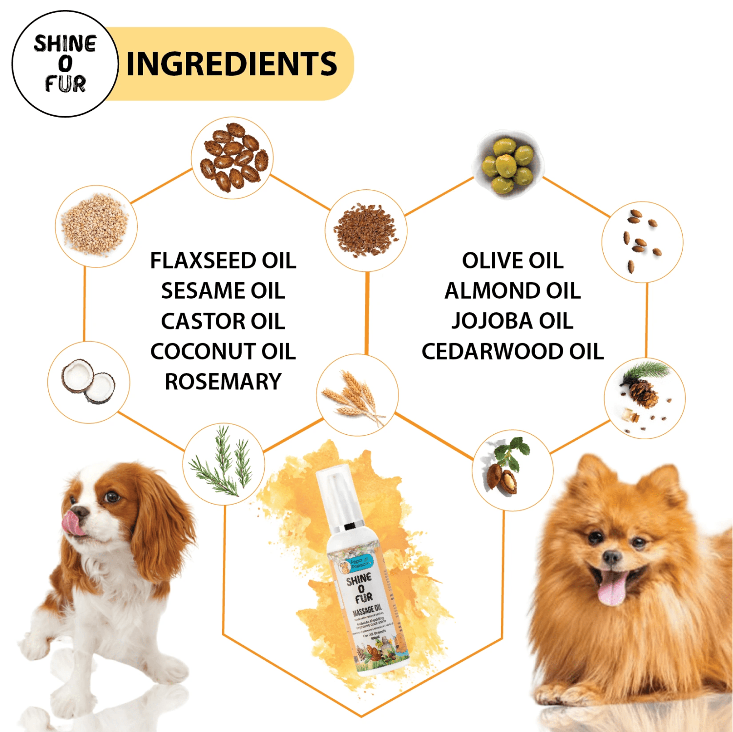 Papa Pawsome Shine O' Fur Massage Oil for Dog image 4