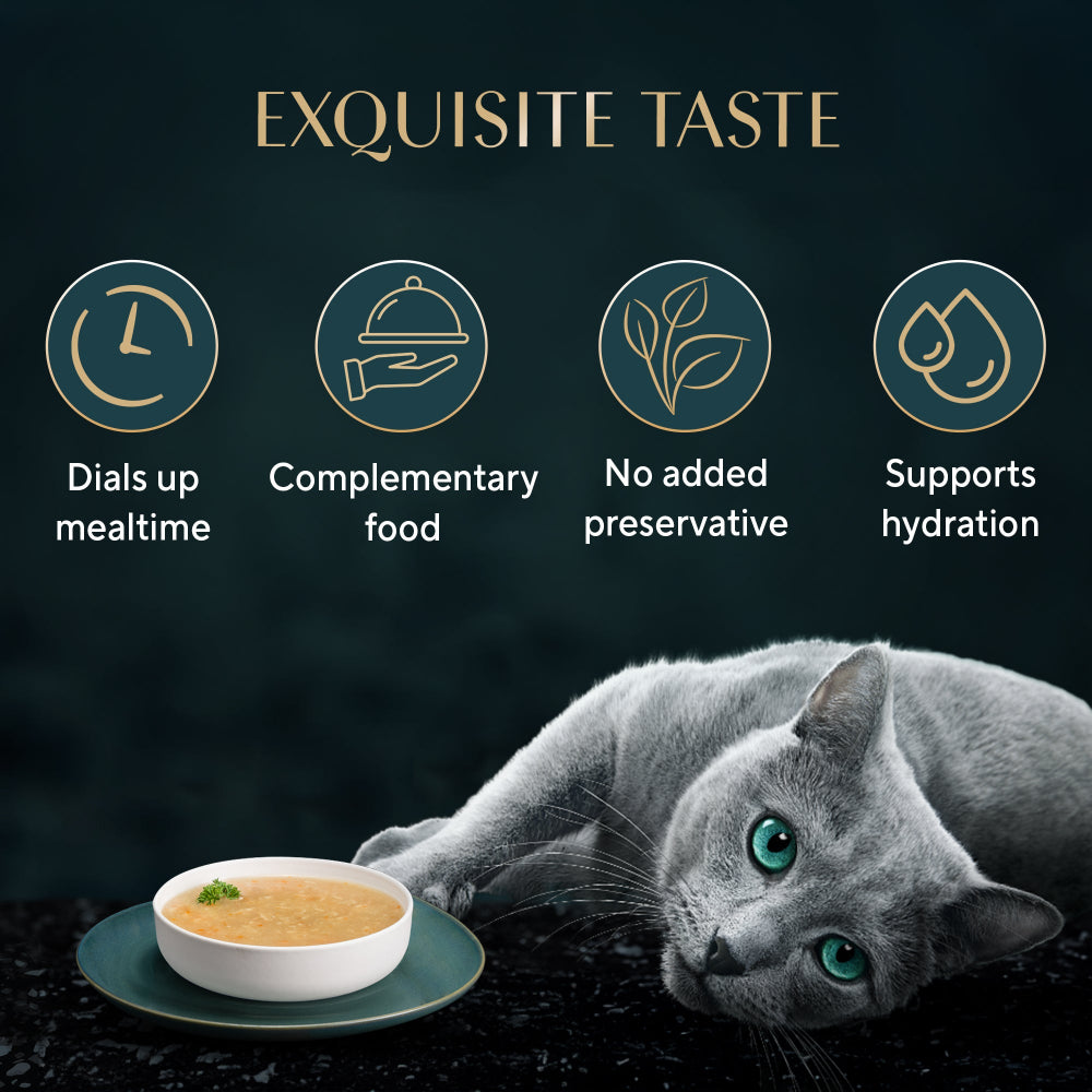 Sheba Soup with Chicken Adult Cat Wet Food image 7