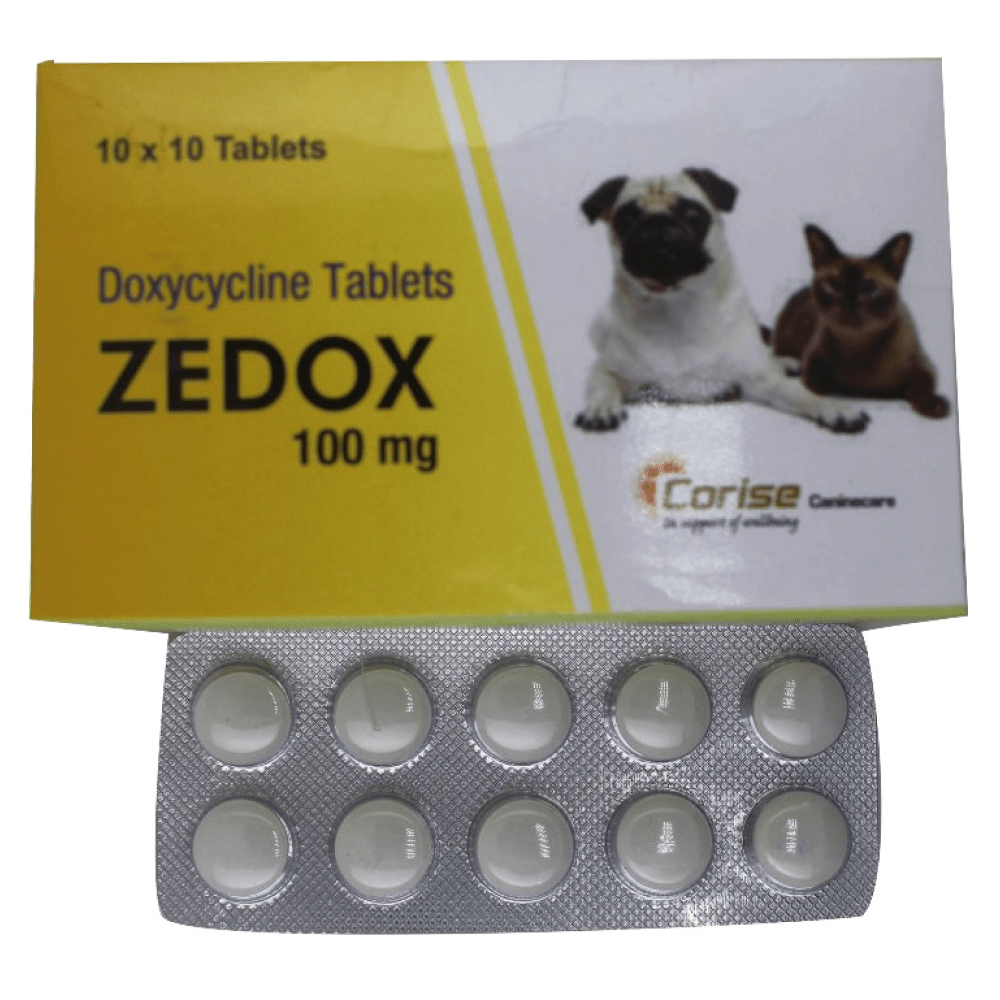 Corise Zedox Tablets (Doxycycline) for Dogs and Cats (pack of 10 tablets) image 2