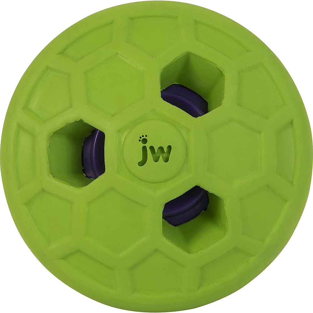 JW Natural Sound Rumbler Toy for Dogs (Green) image 5