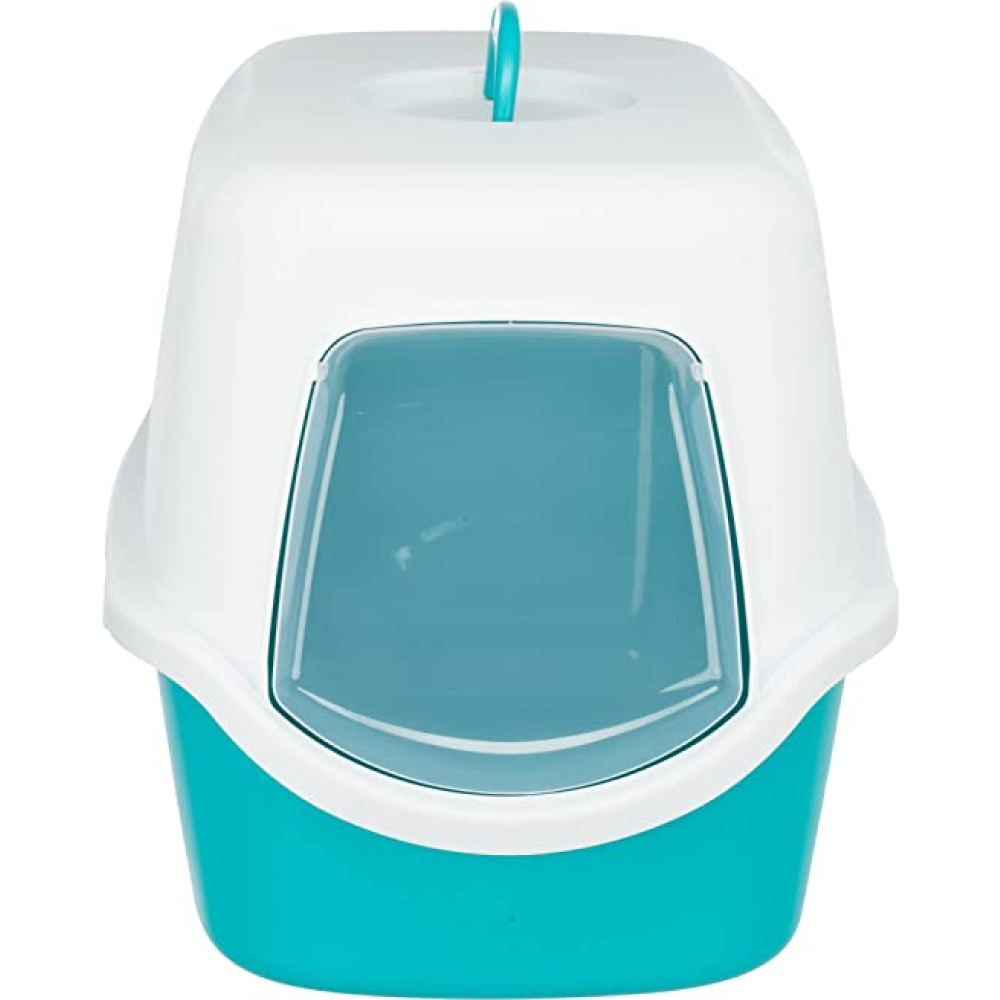 Trixie Vico Cat Litter Tray with Dome for Cats (Turquoise) image 3