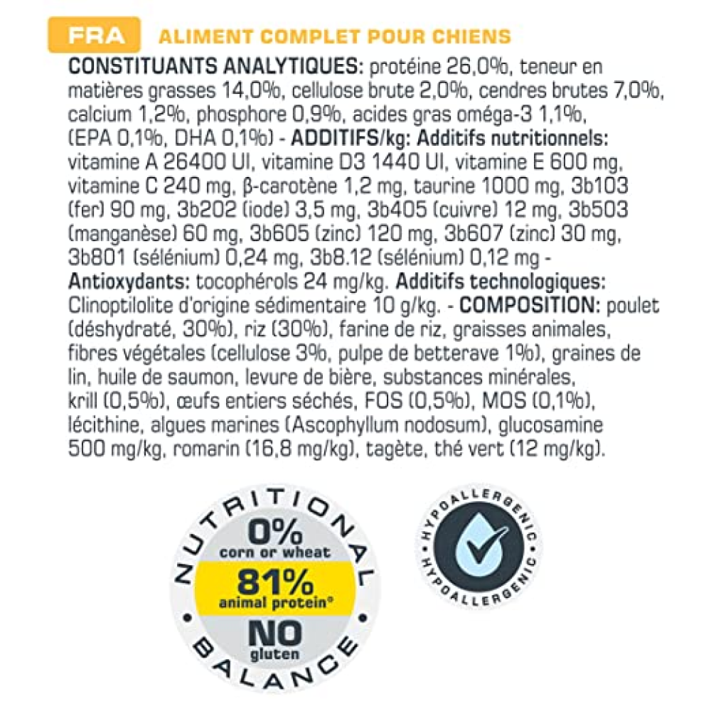 Versele Laga Opti Life Chicken & Rice Medium Dry Puppy Food image 6