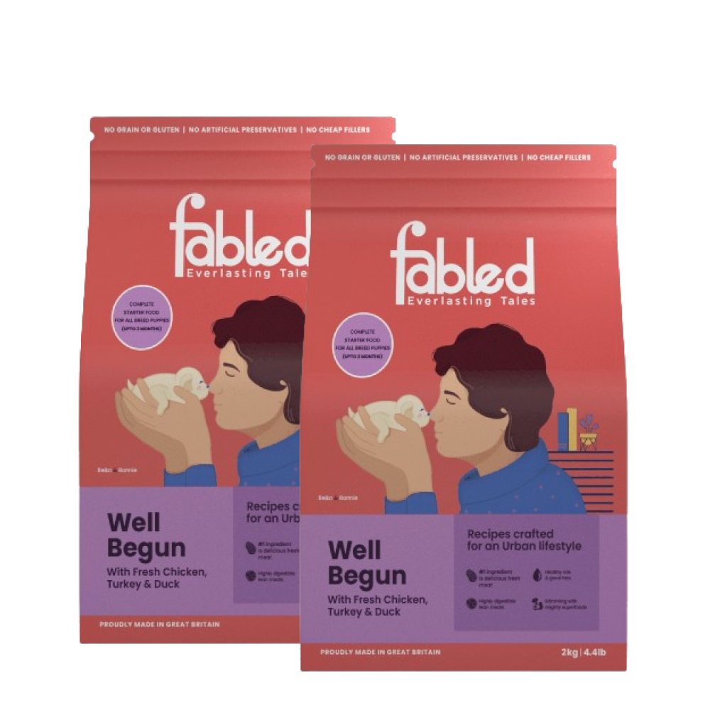 Fabled Well Begun Fresh Chicken Turkey and Duck Puppy Starter Dry Food image 8