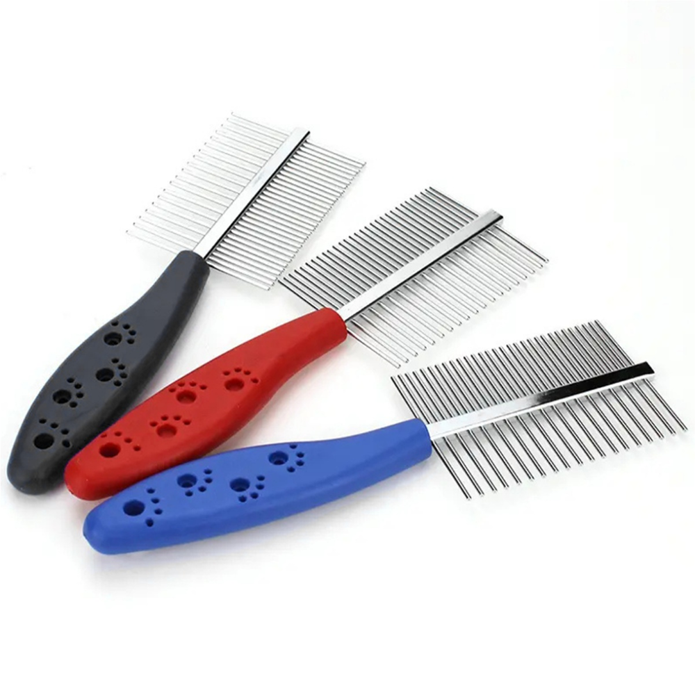 Groom My Pet Double Side Steel Comb for Dogs and Cats (Blue) image 5