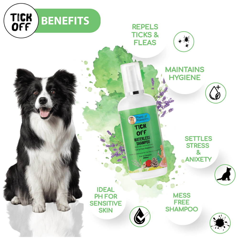 Papa Pawsome Tick Off Waterless Shampoo for Dogs image 6