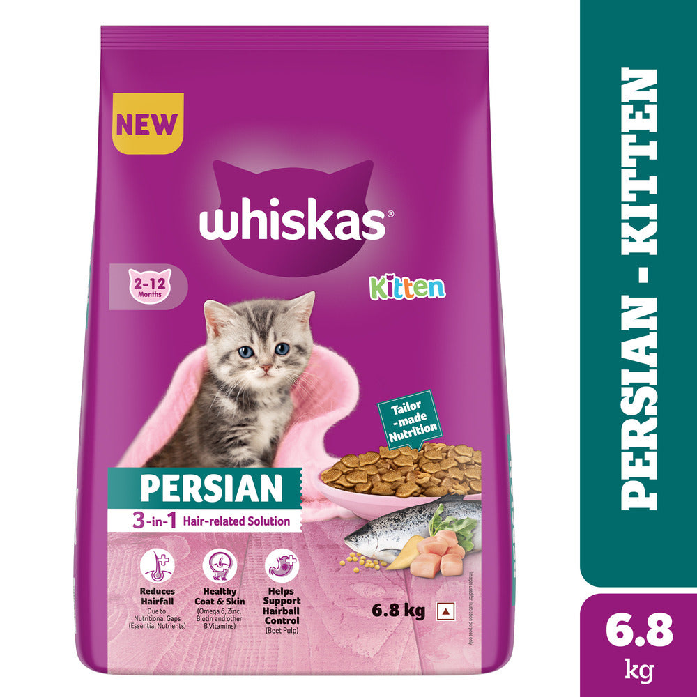 Whiskas (2 to 12 months) Persian Kitten Cat Dry Food image 4