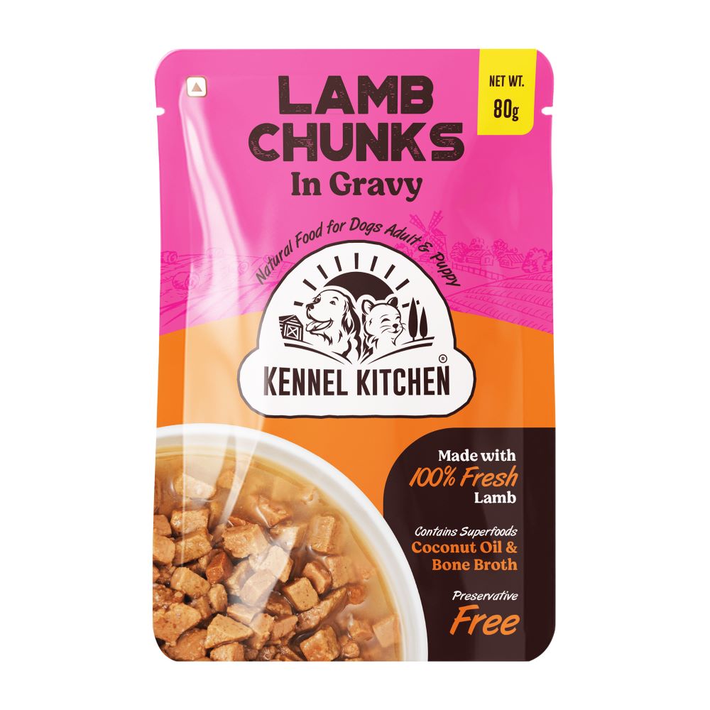 Kennel Kitchen Lamb Chunks in Gravy Puppy & Adult Dog Wet Food (All Life Stage) image 2