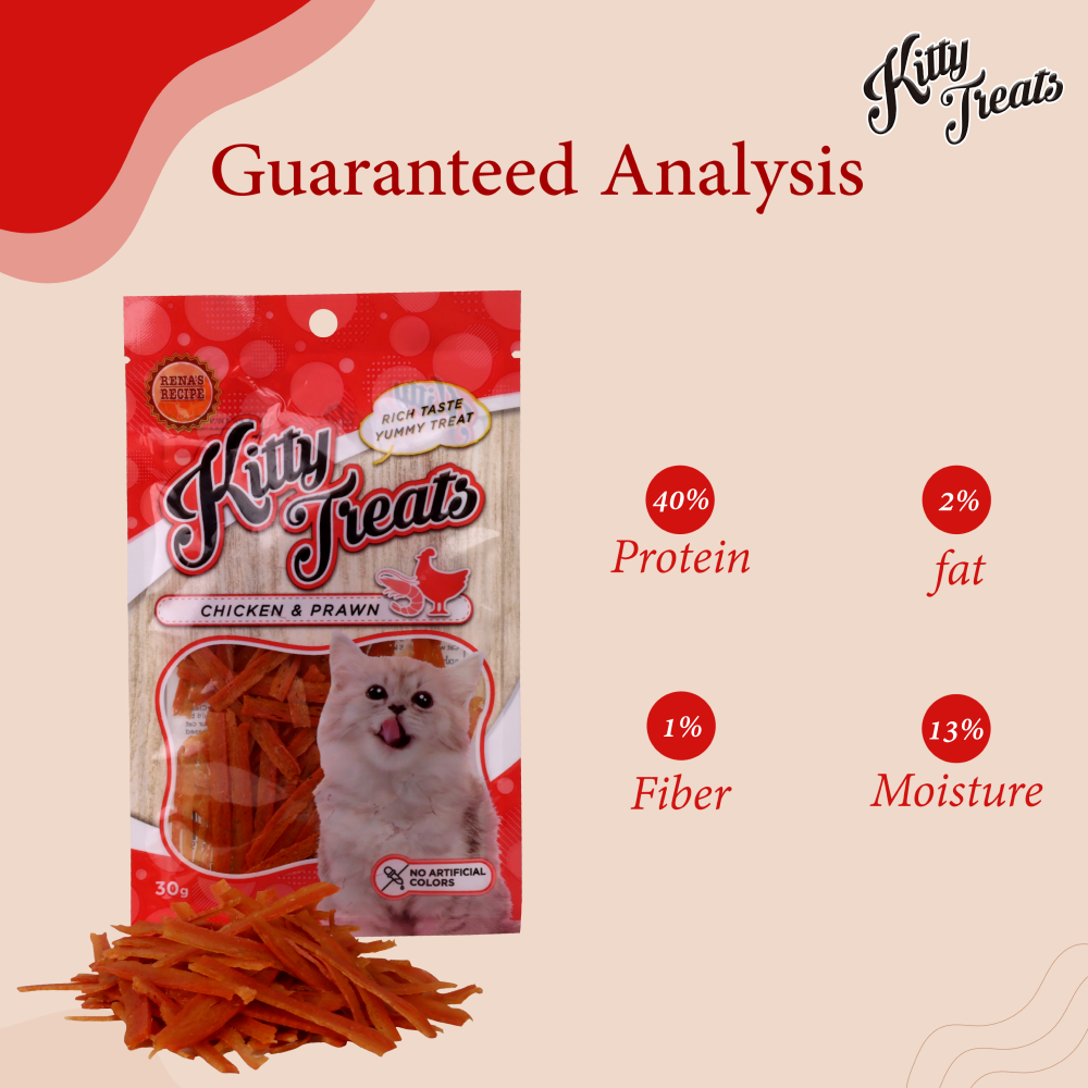 Kitty Treats Chicken with Shrimp Flavour Cat Treats image 4