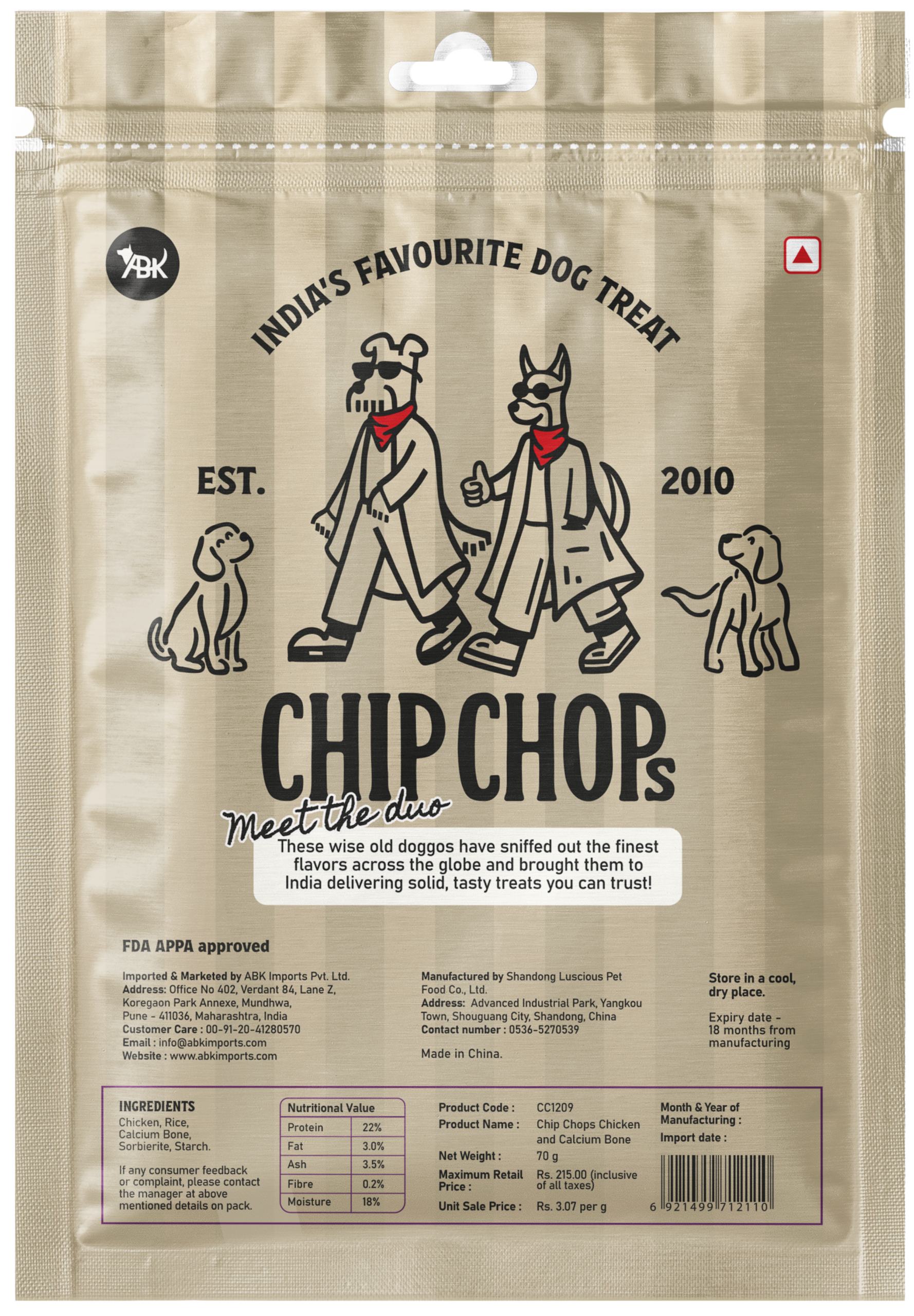 Chip Chops Chicken and Calcium Bone Dog Treats image 7