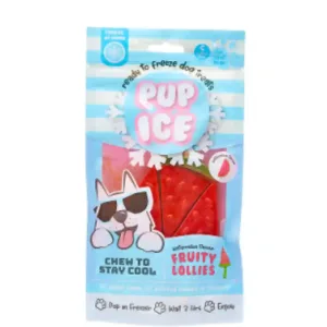 Pup Ice Watermelon Flavoured Fruity Lollies Dog Treat
