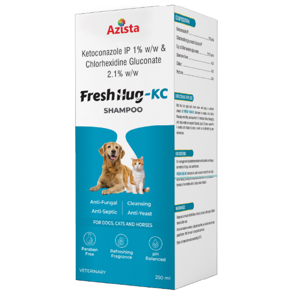Azista Fresh Hug KC Shampoo for Dogs and Cats
