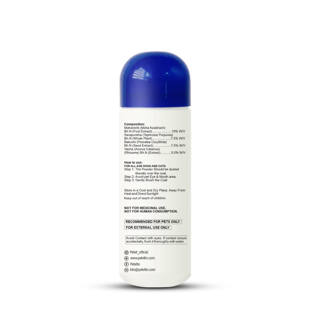 Petvit Tick Repellent Powder for Dogs and Cats image 3