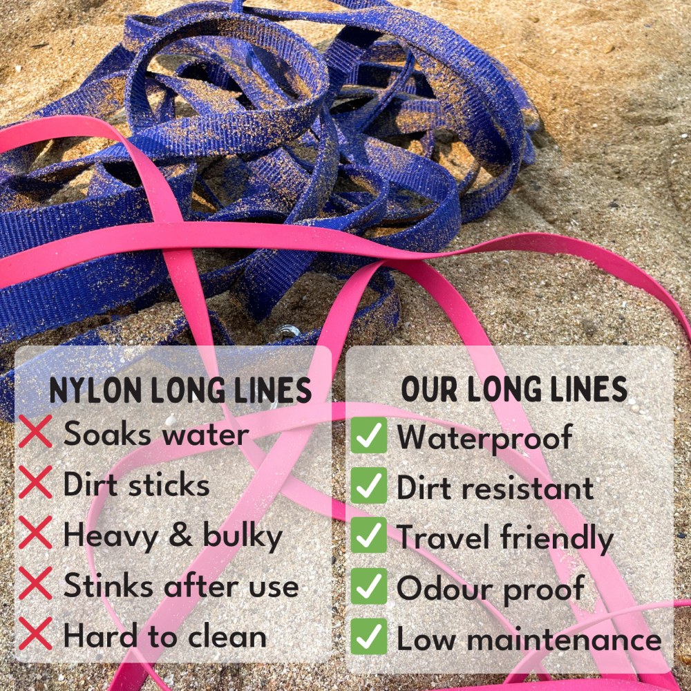For The Love Of Dogs Long Lines Leash for Dogs (Hot Pink) image 2