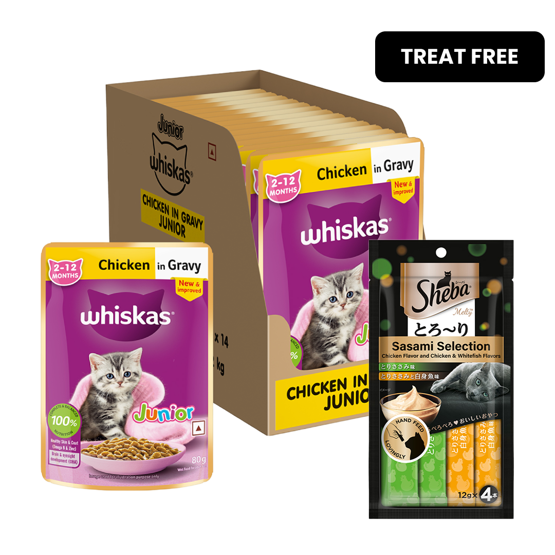Whiskas Chicken in Gravy Meal Kitten Cat Wet Food image 2