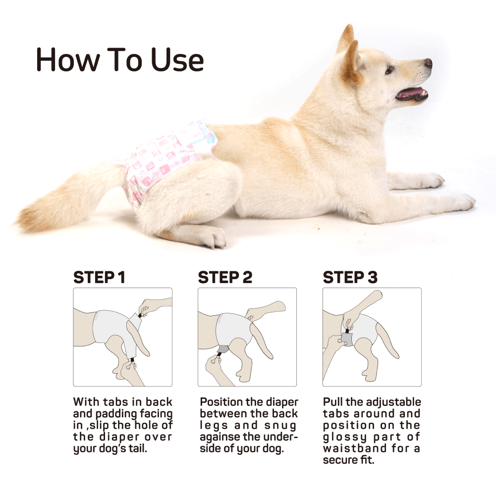 Barkbutler x Fofos Diaper for Male Dog (20x25cm) image 3