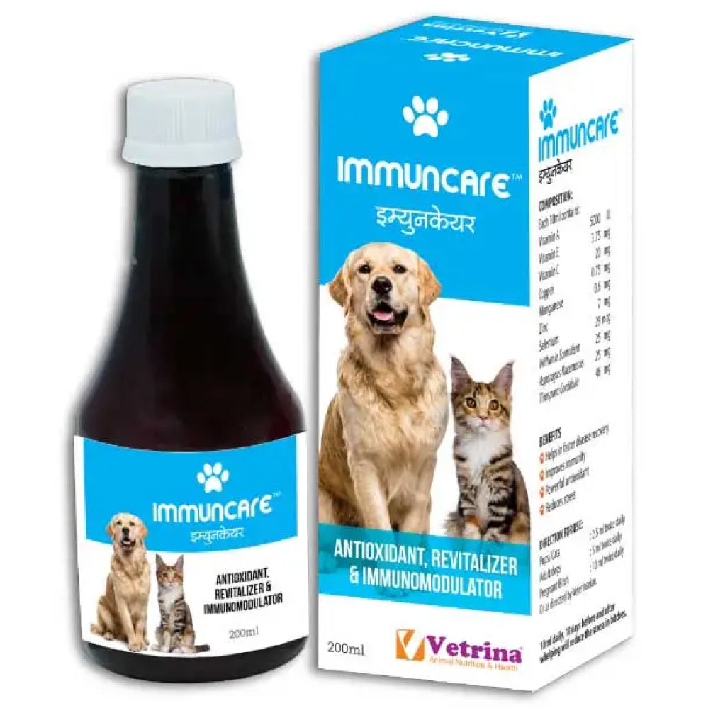 Vetrina Immuncare Syrup for Dogs and Cats (200ml) image 2