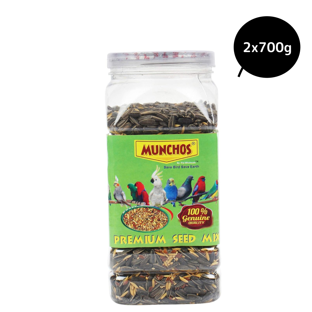 Munchos Premium Seed Mix Food for Birds image 4
