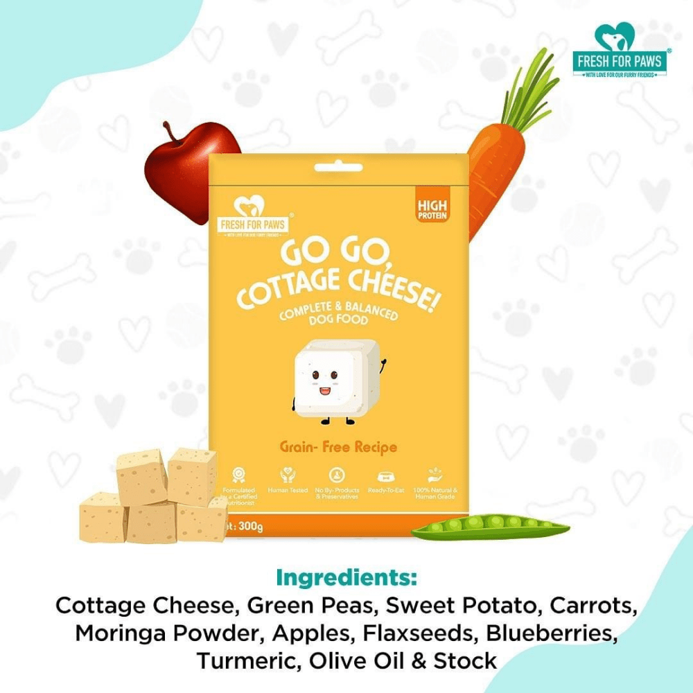 Fresh For Paws Go Go Cottage Cheese Dog Wet Food (300g) image 5