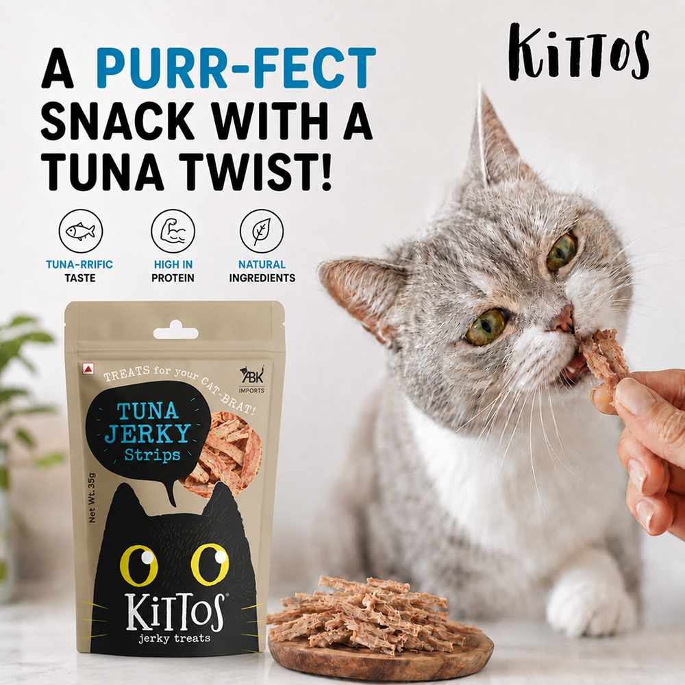 Kittos Purr Fect Tuna Jerky Strips Cat Treats image 4