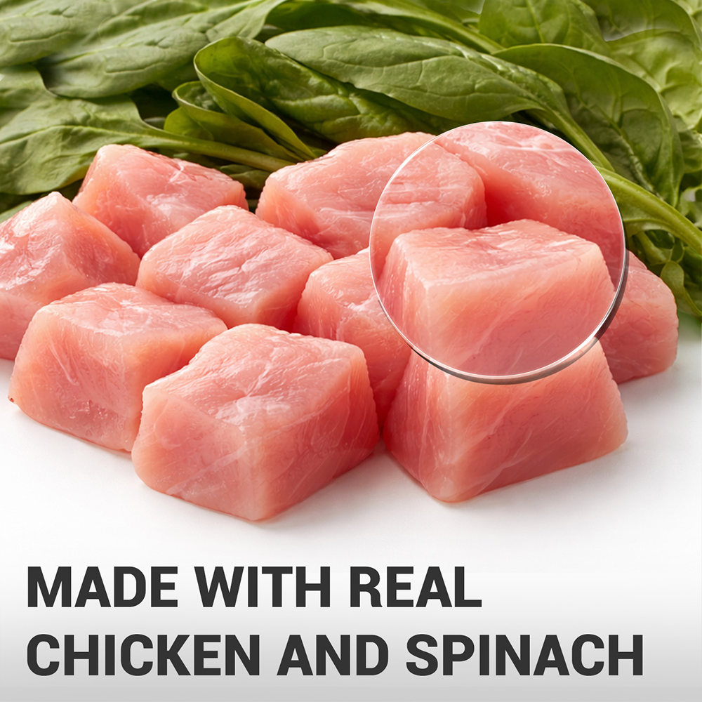 Schesir Chicken & Rice with Spinach in Jelly Dog Wet Food image 2