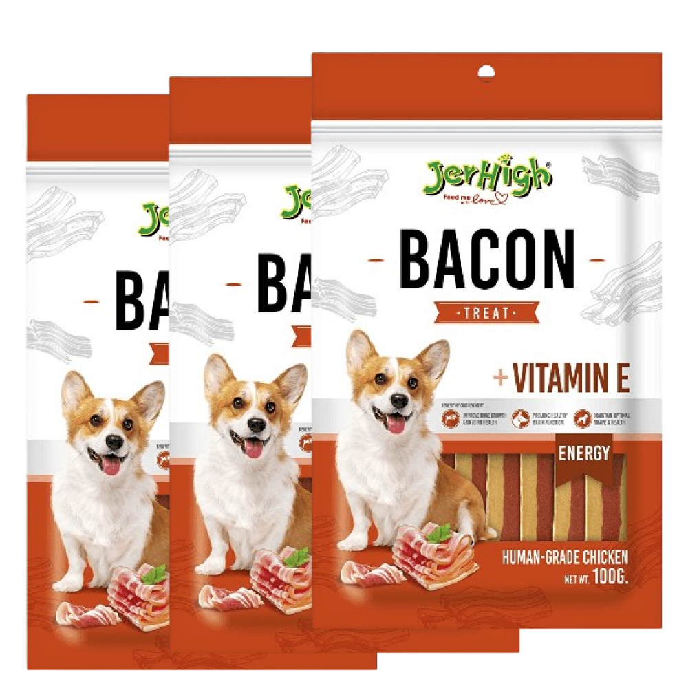 JerHigh Chicken Bacon Dog Treats image 3