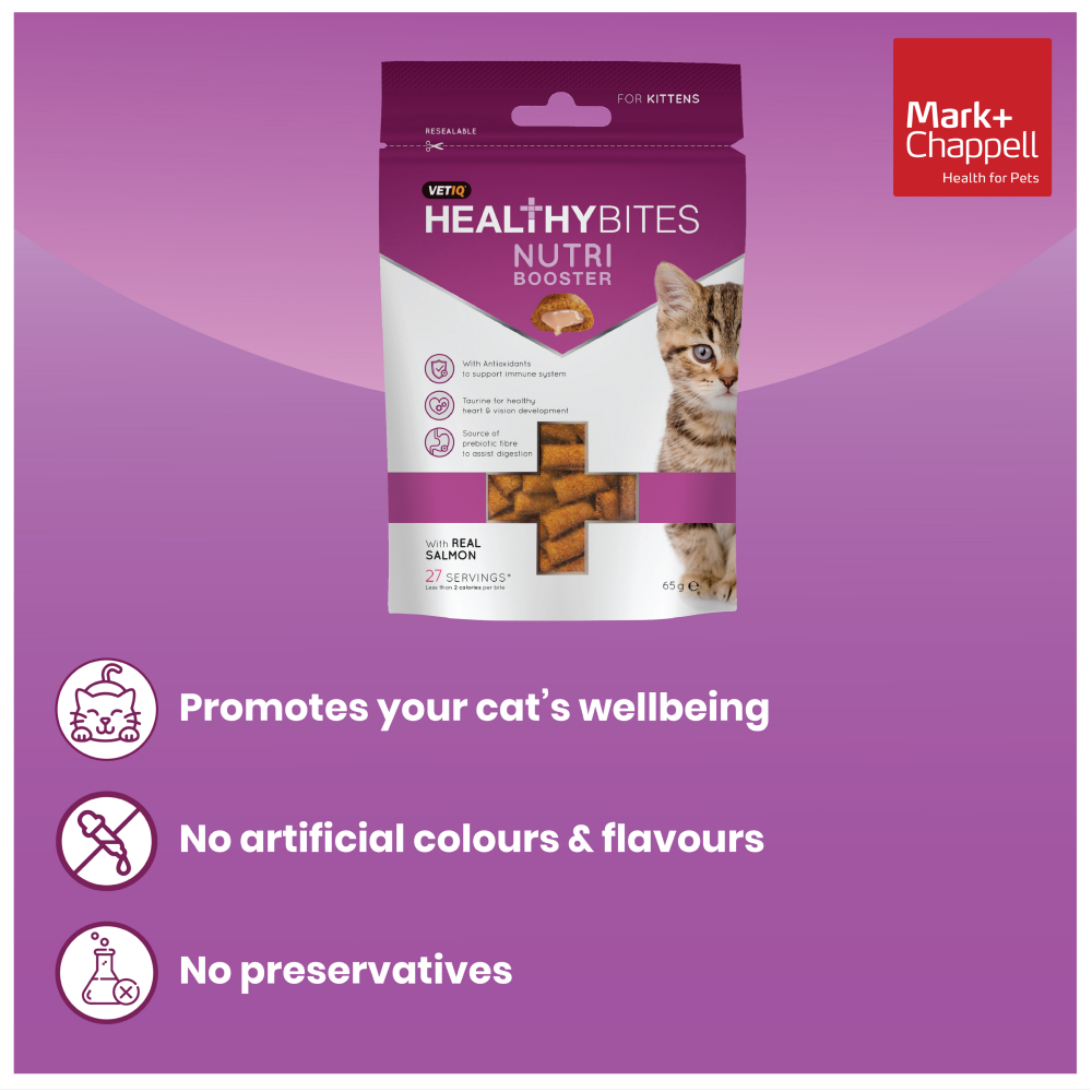 Mark and Chappell Healthy Bites Nutri Booster Kitten Treats image 6
