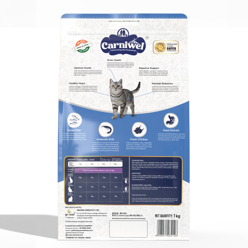 Carniwel Ocean Fish and Krill For Adult Cat Dry Food image 10