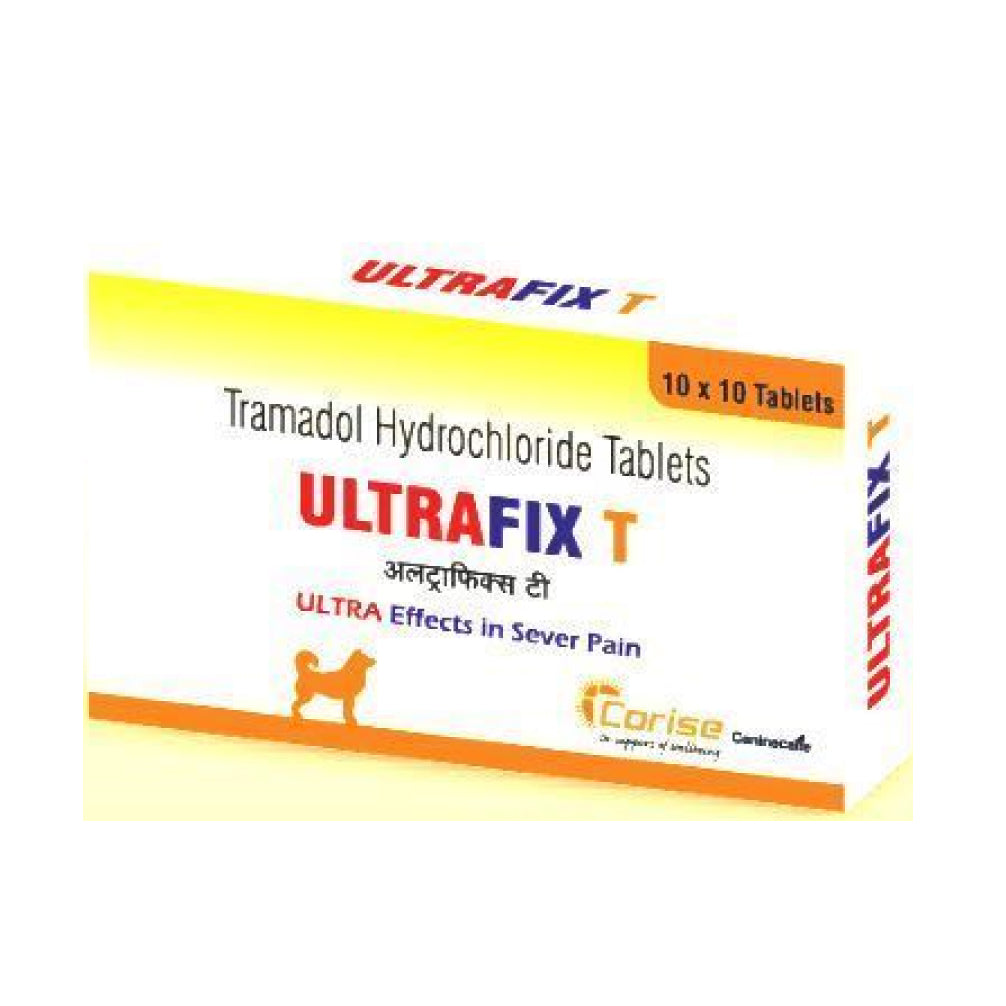 Corise Ultrafix T Tablets 50mg (Tramadol Hydrochloride) for Dogs and Cats