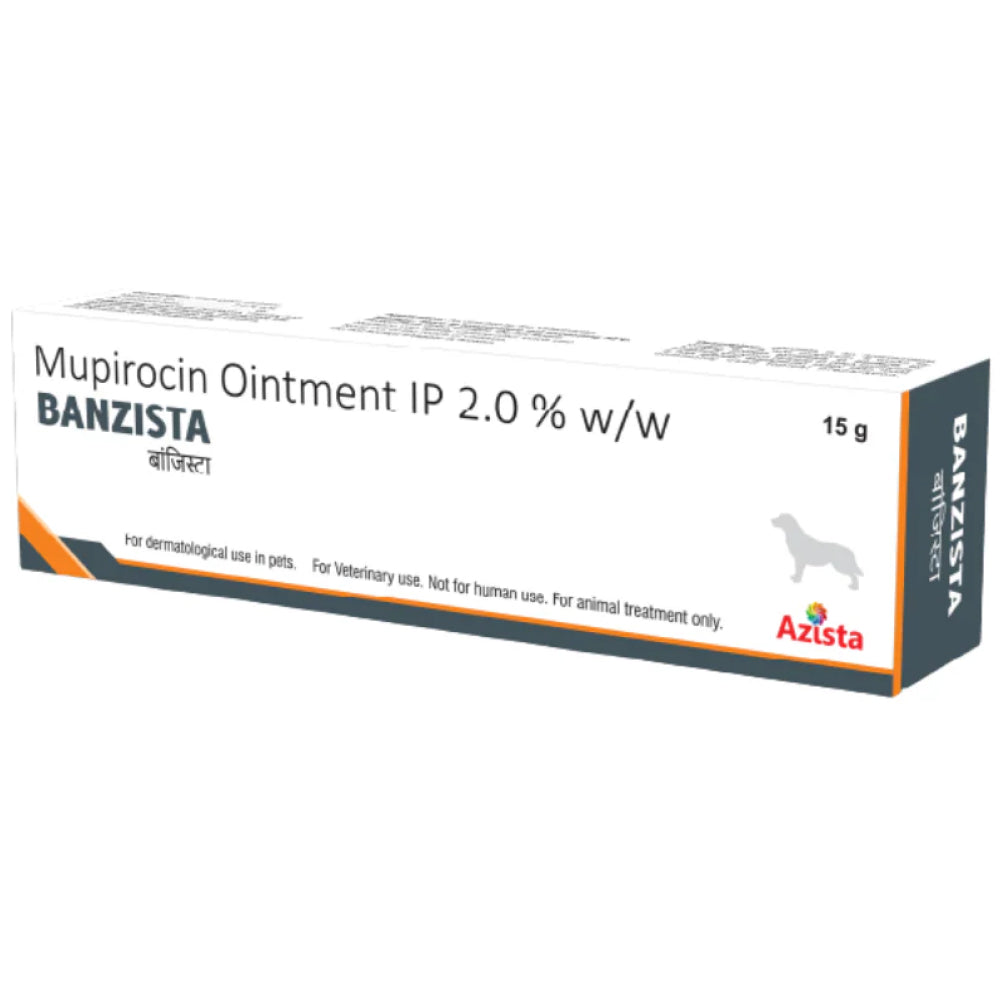 Azista Banzista Ointment (Mupirocin) for Dogs