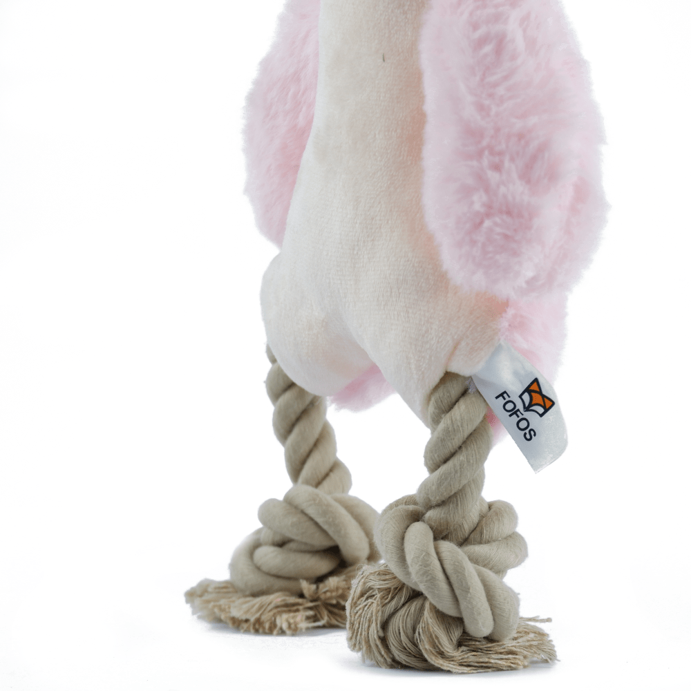 Barkbutler x Fofos Ropeleg plush Rabbit Toy for Dogs image 3