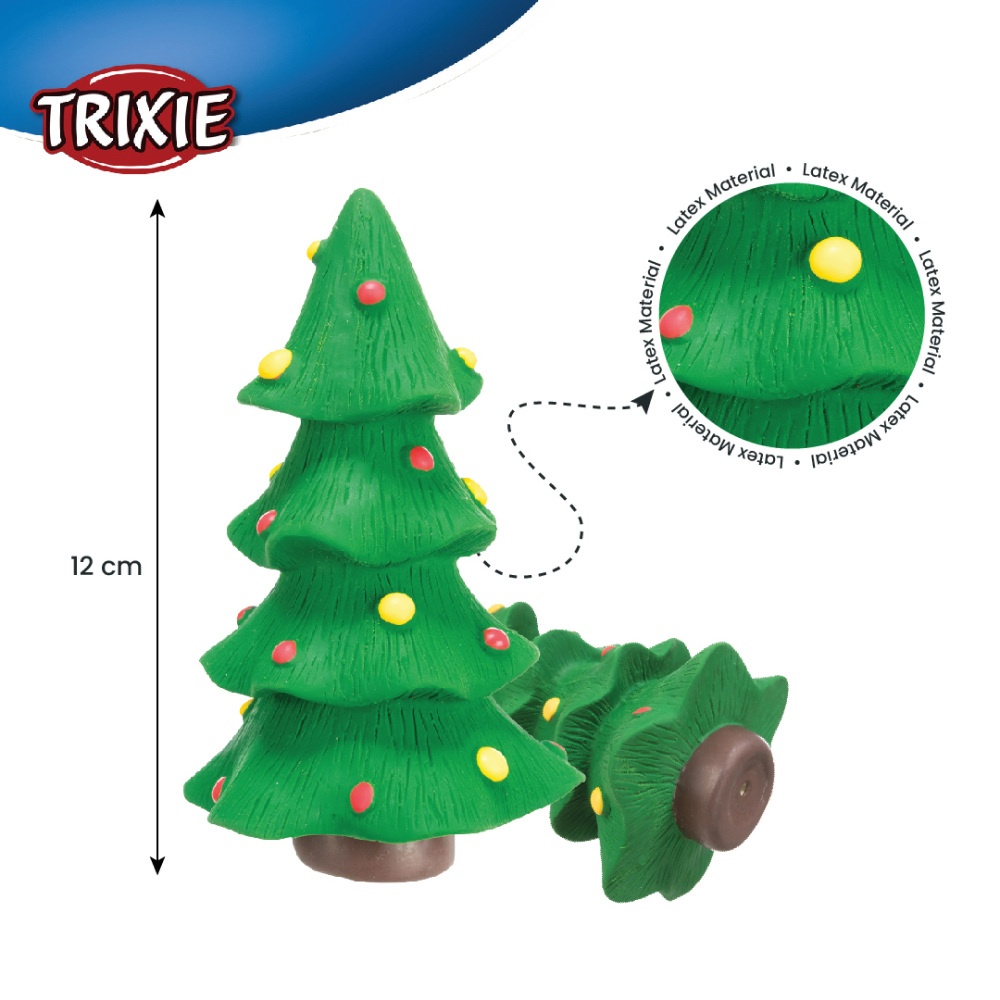 Trixie Christmas Tree Latex Toy for Dogs image 3