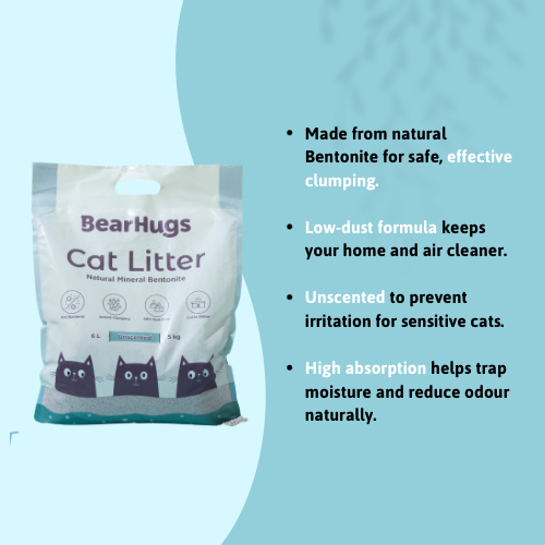 BearHugs Unscented Bentonite Cat Litter image 4