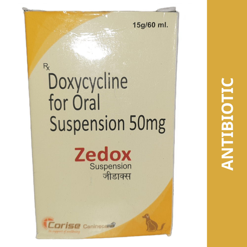 Corise Zedox Suspension (Doxycycline) for Dogs and Cats (60ml)