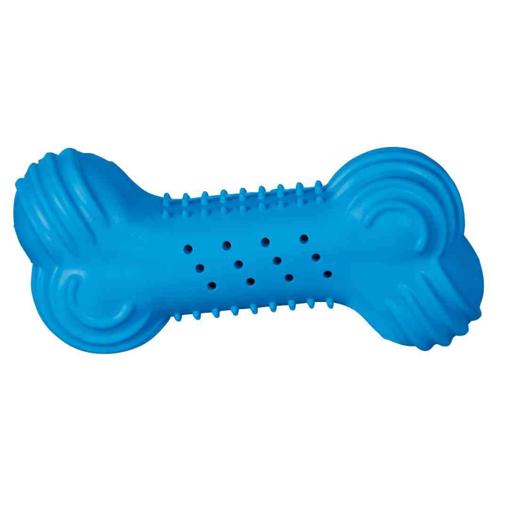 Trixie Cooling Bone Natural Rubber Chew Toy for Dogs (Blue)