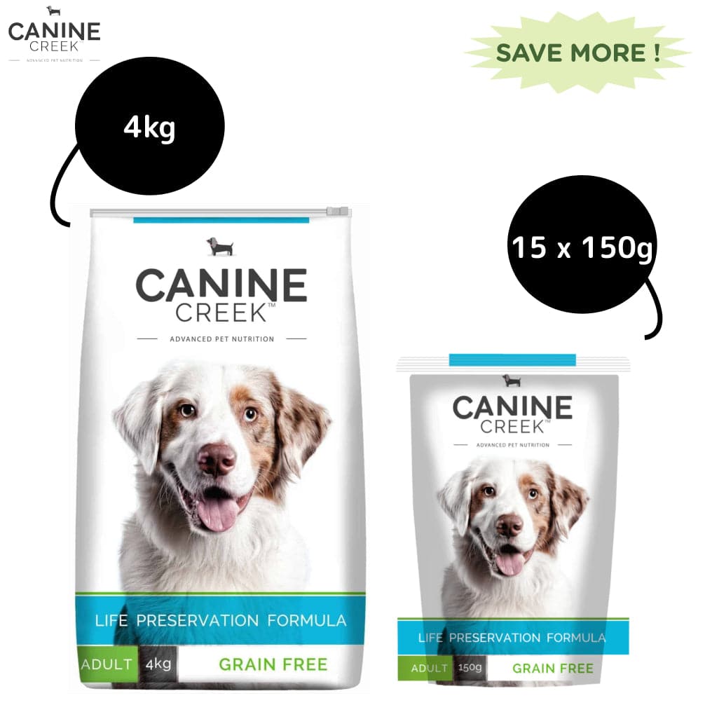 Canine Creek Ultra Premium Adult Dry Dog Food and Real Chicken Gravy Adult Dog Wet Food Combo image 2