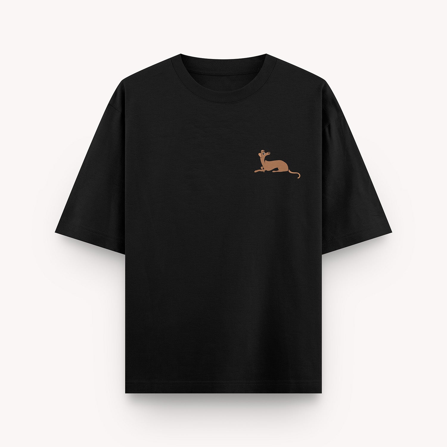 thePack Indie Merch Gotta Pet'em All Oversized T Shirt for Men and Women (Black)