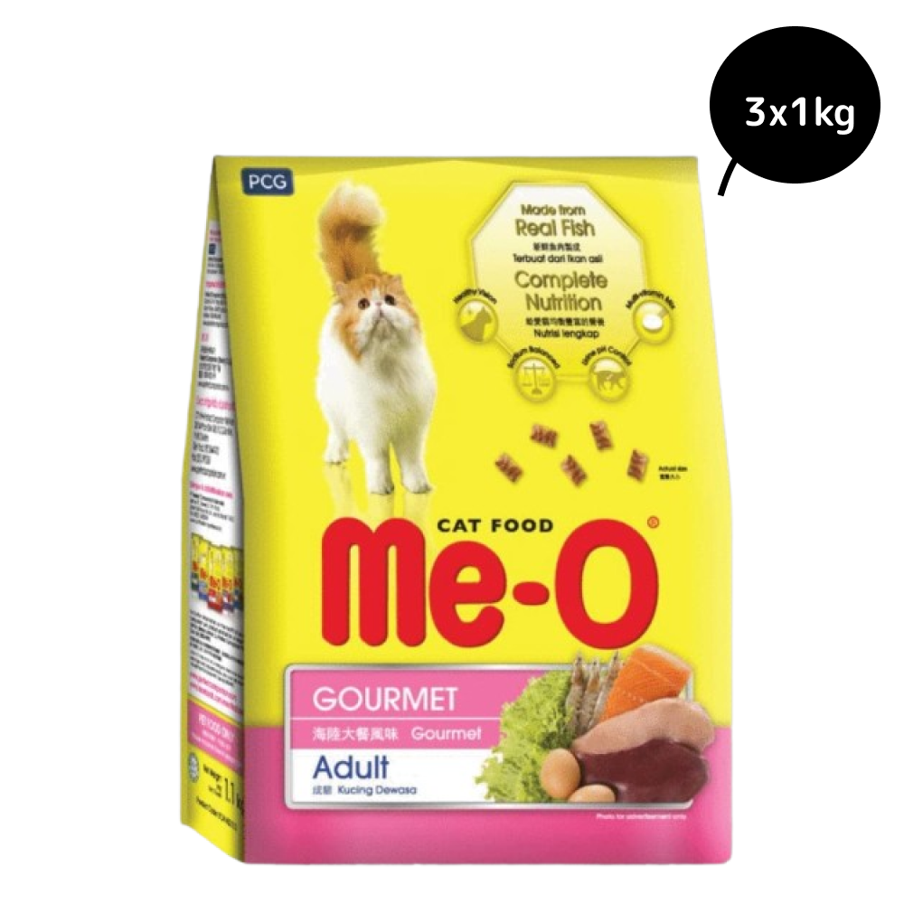 Me O Gourmet Adult Cat Dry Food image 3