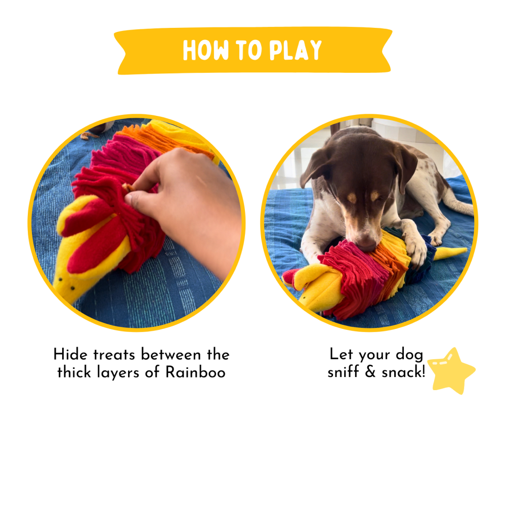 For The Love Of Dog Rainboo Snuffle Toy for Dogs image 3