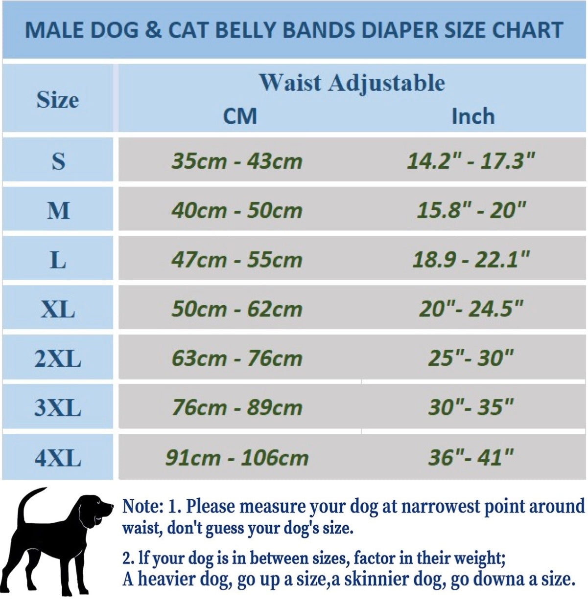 KUTKUT Diapers for Male Dogs (Black) image 5