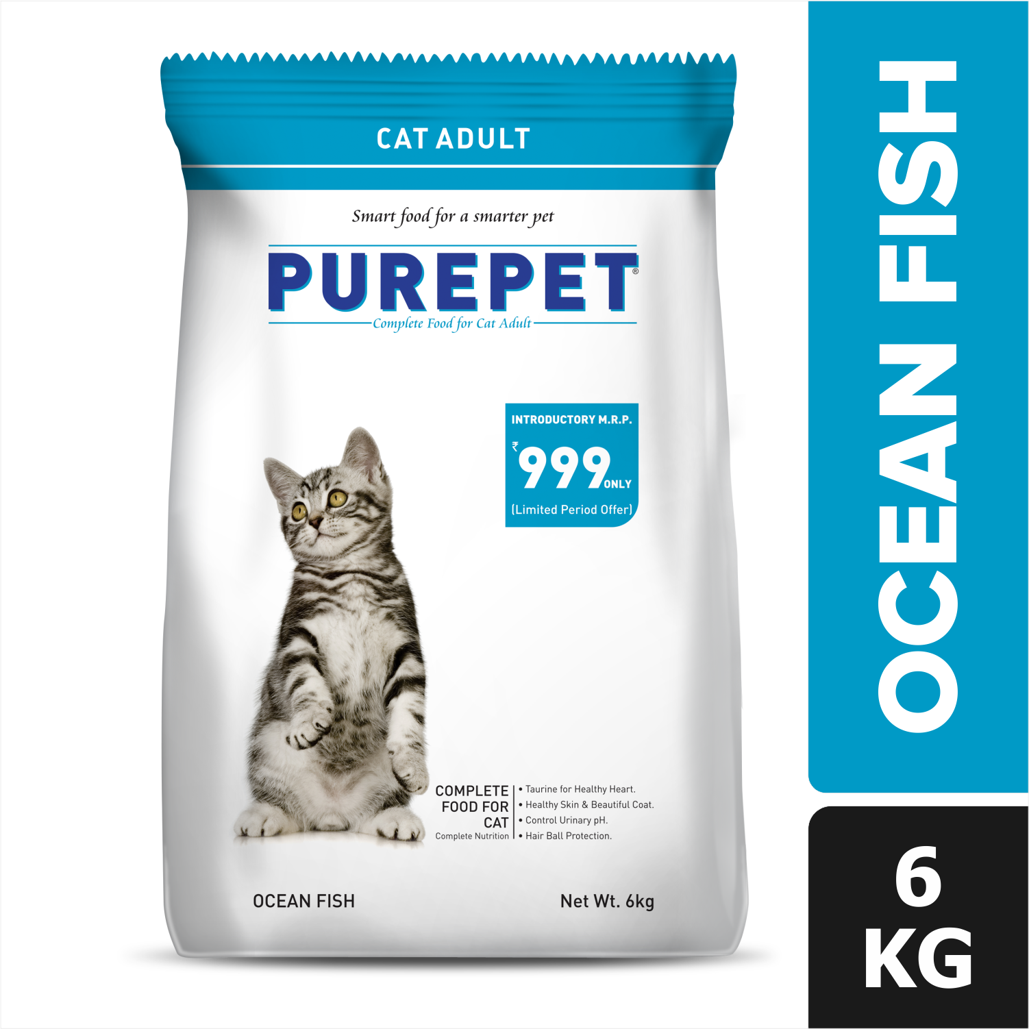 Purepet Seafood and Ocean Fish Adult Cat Dry Food Combo image 7