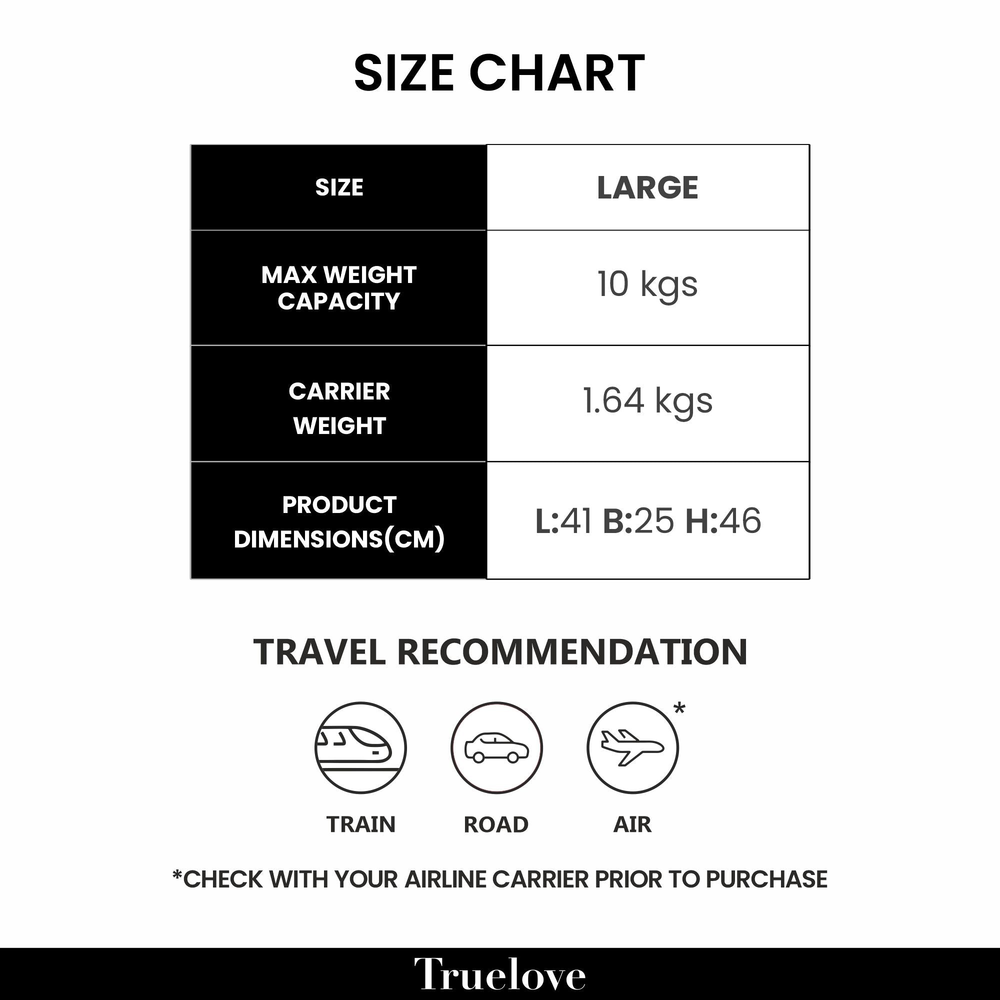 Truelove Airflow Premium Backpack Carrier for Dogs & Cats (Wistful Mauve) image 5