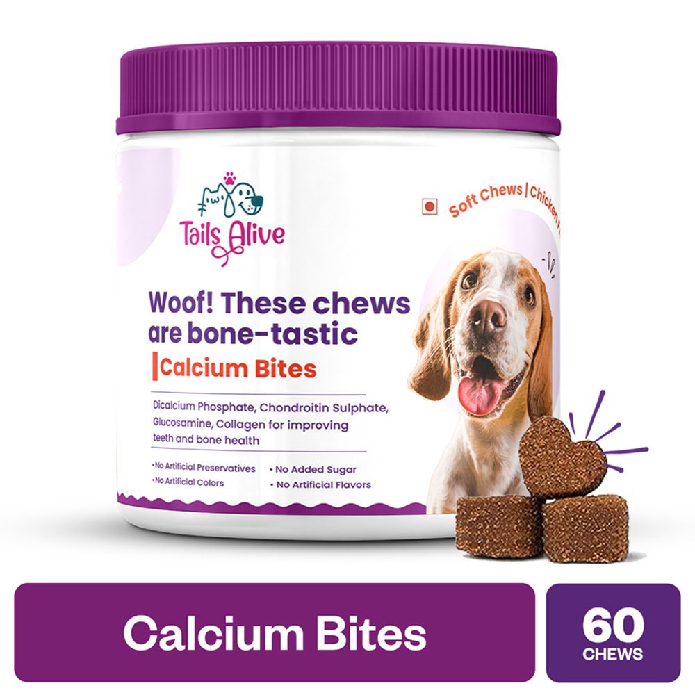 TailsAlive Calcium Chicken Flavor Soft Chews Supplements for Dogs image 9