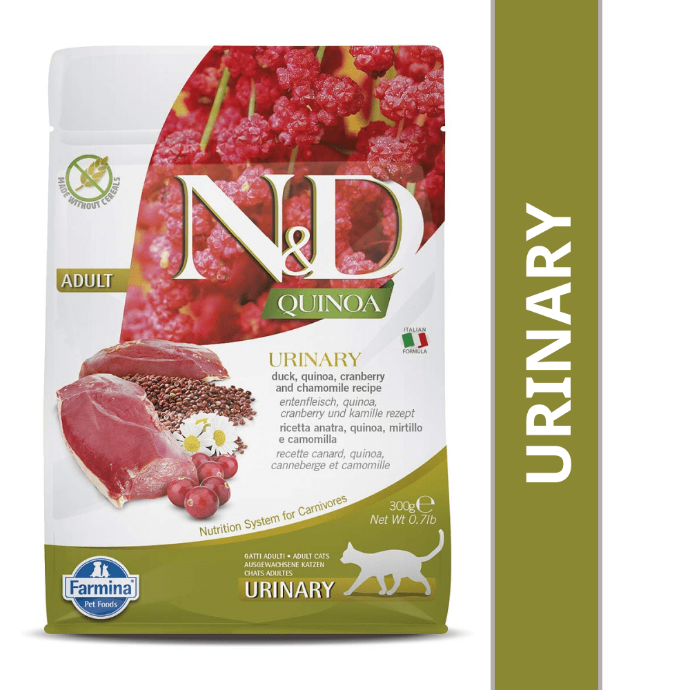 Farmina N&D Quinoa Duck Cranberry & Chamomile Grain Free Urinary Adult Cat Dry Food image 9