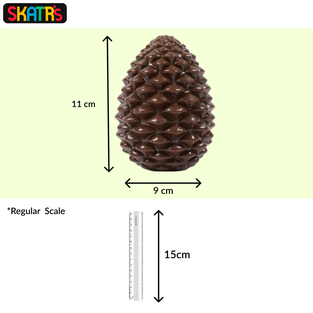 Skatrs Pinecone Treat Dispenser for Dogs (Brown) image 2