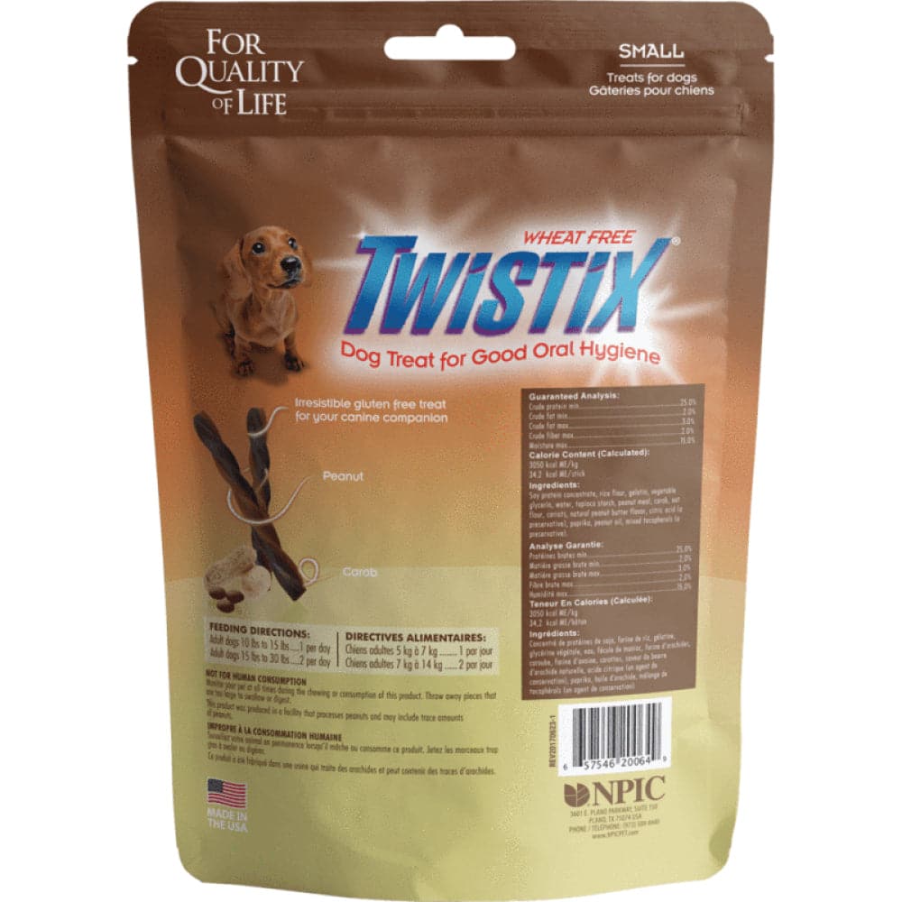 NPIC Twistix Peanut & Carob Flavor Dog Treat image 2