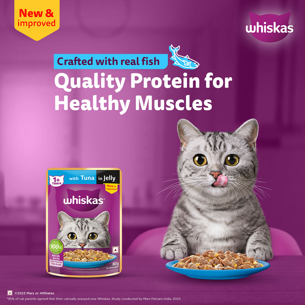 Whiskas Tuna in Jelly Meal Adult Cat Wet Food image 5