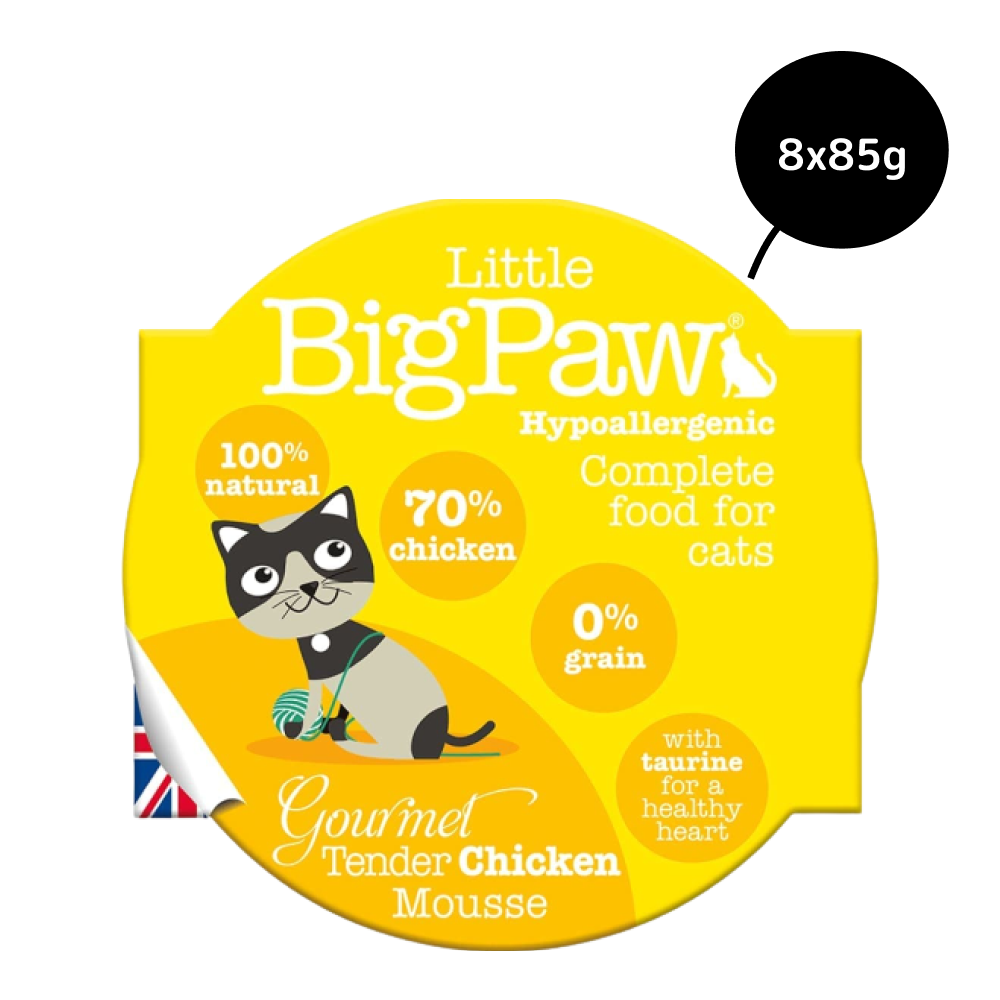 Little Big Paw Tender Chicken Mousse Cat Wet Food image 2