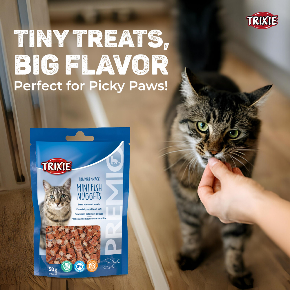 Trixie Premio Trainer Snack Mini Fish Nuggets Cat Treats image 6